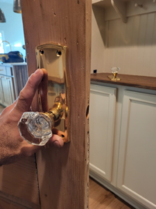 Vintage Door Knob Installation