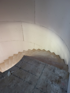 Curved Staircase Construction