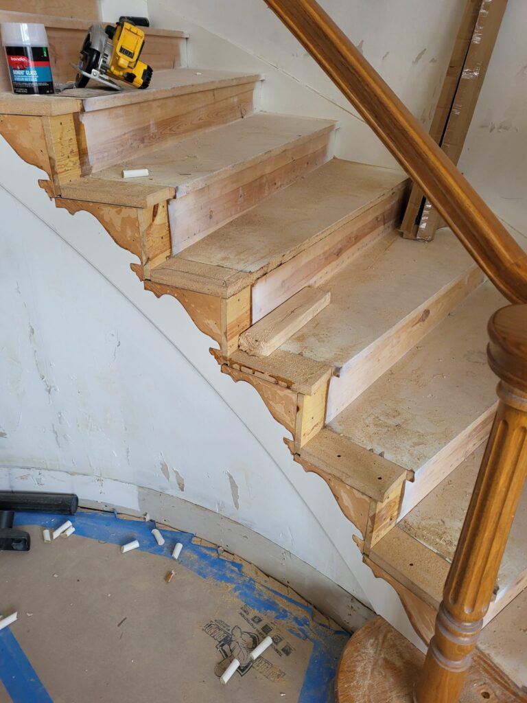 How to Install Stair Skirt Boards: Drop-In Method