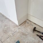 Baseboard, per linear foot