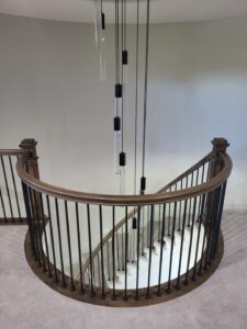 Curved Handrail and Balusters