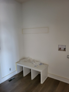 Custom Built-In Bench Installation