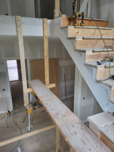 Construction Progress with Stairs