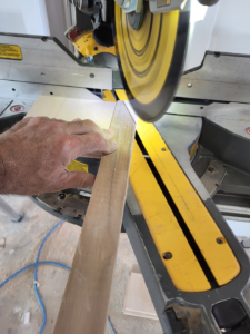 Precision Wood Cutting with Miter Saw
