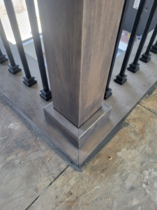 Elegant Wood Post and Balusters