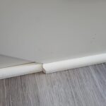 Baseboard, per linear foot