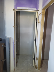 Framed Door Opening Installation