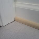 Baseboard, per linear foot