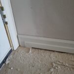 Baseboard, per linear foot