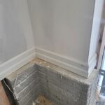 Baseboard, per linear foot