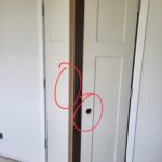 Interior door, 6'8", hollow core