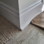 Baseboard, per linear foot